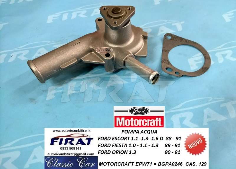 POMPA ACQUA FORD ESCORT FIESTA ORION (EPW71)